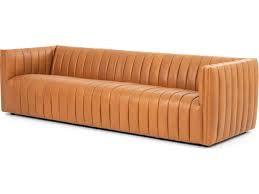 four hands grayson leather sofa