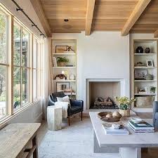 Bookshelves Around Fireplace Design Ideas