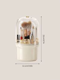 1pc makeup brush holder with lid