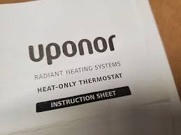 wirsbo radiant thermostat wt 1 uponor