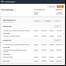 Check It Out New Aws Pricing Calculator For Ec2 And Ebs