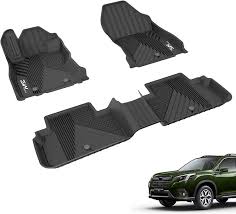 3w floor mats for subaru forester 2019