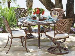 Woodard Casa Cast Aluminum Dining Set