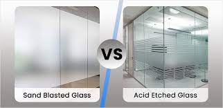 Difference Between Acid Etched Glass