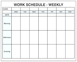 Weekly Calendar Template Word Excel Weeklyplanner Calendars