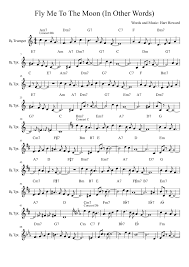 Fly Me To The Moon Trumpet Sheet Music For Trumpet Download