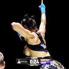 Watch bare knuckle fighter Tai Emery celebrate stunning KO victory by  lifting up top and flashing BOOBS to crowd 