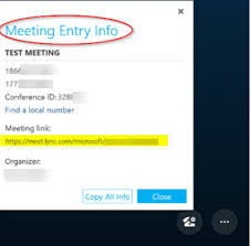 how to send a skype meeting invite link