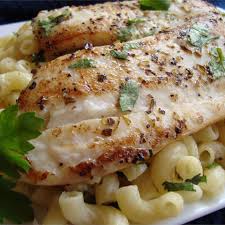 pan seared lemon tilapia with parmesan