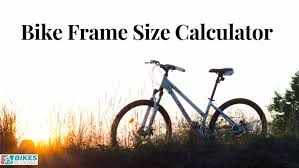 bike frame size calculator chart