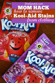 get kool aid stains out of clothing