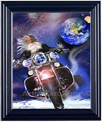 Motorcycle Wall Art Astral Traveler On