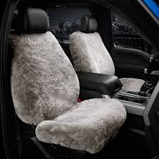 Sheepskin 1st Row Mushroom Seat Cover