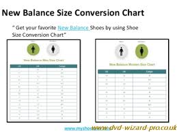 New Balance Shoes Size Chart Dvd Wizard Pro Co Uk