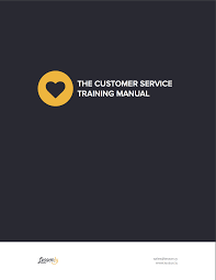 Free Customer Service Training Manual Template Lessonly