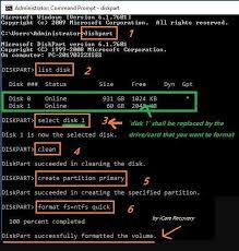 repair corrupted sd card using cmd