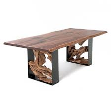 Modern Rustic Live Edge Table Dt01052