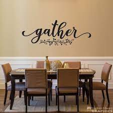 Gather Decal Dining Room Wall Art