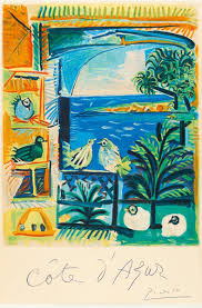 Wunderbare skizze eines mädchens von picasso auf einen jahrgang wörterbuchseite gedruckt. Cote D Azur Von Pablo Picasso Kaufen Verkaufen Van Ham Kunstauktionen