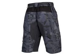 Endura Hummvee Ii Mtb Shorts With Liner Grey Camo