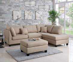 f7605 sand 2 pcs sectional sofa set at