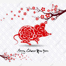 Happy New Chinese Year 2020 Year Of The Rat Year Of The