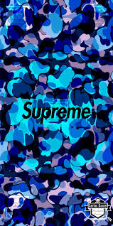 Browse millions of popular rich wallpapers and ringtones on zedge and personalize your phone . Blue Supreme Camo Background 1080x2160 Wallpaper Teahub Io