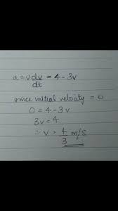 Is Given By The Equation A 4 3v