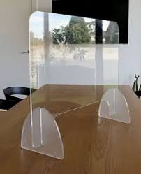 Rectangular New Acrylic Table Shield
