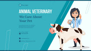 veterinary animal banner vector images