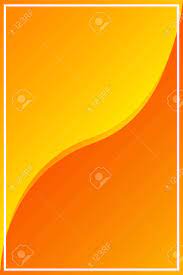 template frame orange background blank