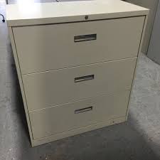 steelcase three drawer lateral file