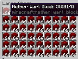 It can be crafted from the mathematical hoe blueprint. Auction Dc Of Nether Wart Block Empire Minecraft