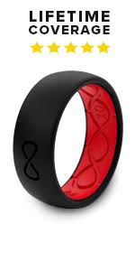 Amazon Com Groove Life Silicone Wedding Ring For Women