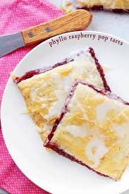 They tend to dry out very quickly. Phyllo Raspberry Pop Tarts With Vanilla Glaze Homemade Pop Tarts