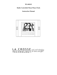 Manual La Crosse Technology Ws 8001u
