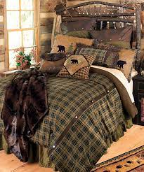cabin bedding alpine bear rustic collection