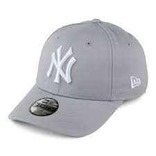 New Era Kids 9forty New York Yankees Baseball Cap Grey