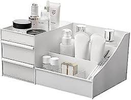 desktop cosmetics storage box with
