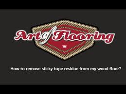 how to remove sticky tape residue from