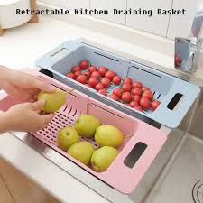 adjule kitchen sink drain basket at