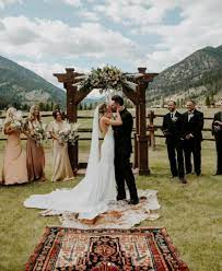 ways to use rugs in a wedding montana