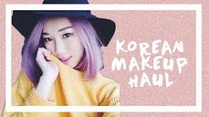 korean makeup haul you
