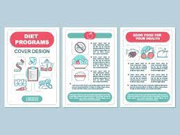 healthy nutrition brochure template