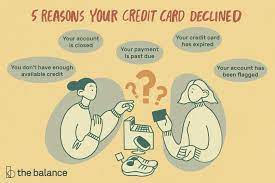 why your credit card was declined