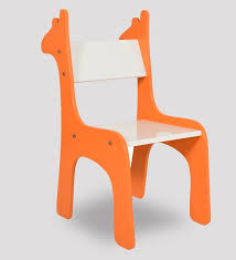 giraffe shaped wooden chair for