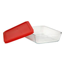Pyrex Rectangle Glass Container With