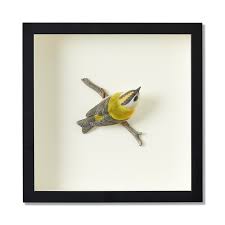 adairs framed bird sculpture