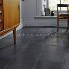 chinese black slate flooring tile