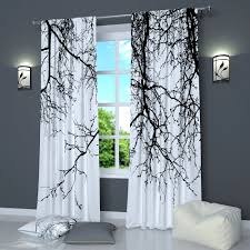 Nivasa.lk is the ultimate place in home design and a rare peek into an exclusive lifestyle. Black And White Curtains Black Branches Curtains Printed Tree Branches Curtain Tree Pattern Window Curtains For Living Room Decorative Branches Curtains Two Panels Set 84 Inch Buy
